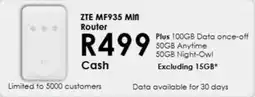 Chatz Connect ZTE MF935 Mifi Router offer