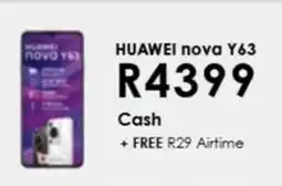 Chatz Connect HUAWEI Nova Y63 offer