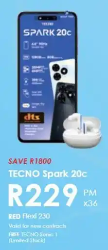 Chatz Connect TECNO Spark 20c offer