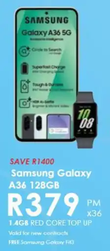 Chatz Connect Samsung Galaxy A36 128GB offer