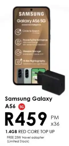 Chatz Connect Samsung Galaxy A56 5G offer