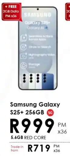 Chatz Connect SAMSUNG Galaxy S25+256GB offer