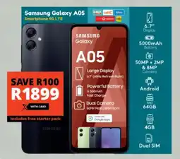 Checkers Samsung Galaxy A05 Smartphone 4G LTE offer