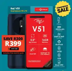 Checkers Itel V51 Smartphone 4G LTE offer