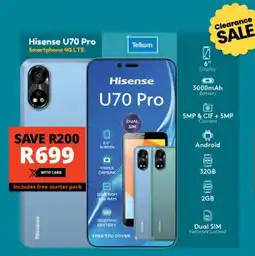 Checkers Hisense U70 Pro Smartphone 4G LTE offer