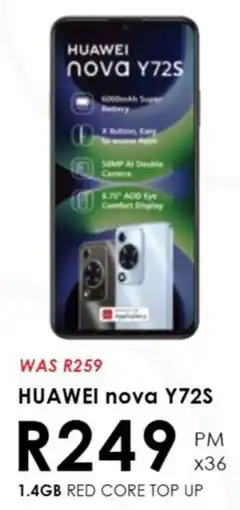 Chatz Connect HUAWEI nova Y72S offer