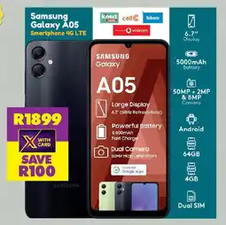 Shoprite Samsung Galaxy A05 Smartphone 4G LTE offer