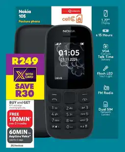 Shoprite Nokia 105 Feature phone offer
