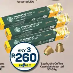 Pick n Pay Hypermarket Starbucks Coffee Capsules offer