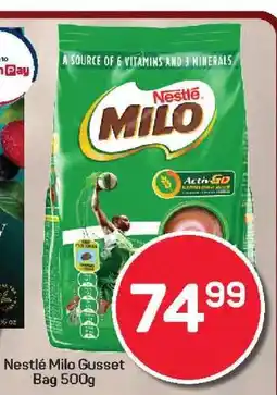 Pick n Pay Hypermarket Nestlé Milo Gusset Bag 500g offer