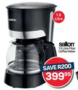 Pick n Pay Hypermarket Salton 1.5 Litre Filter Coffee Maker offer