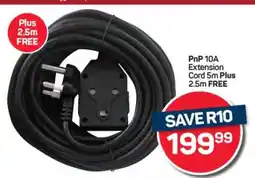 Pick n Pay Hypermarket PnP 10A Extension Cord offer