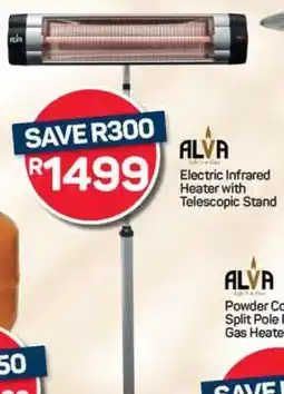 Pick n Pay Hypermarket Electric Infrared Heater with Telescopic Stand offer