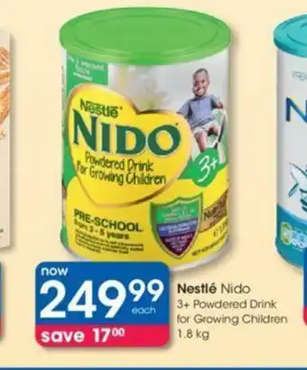 Nestle Nido 3+ Powdered Drink for Growing Children 1.8 kg