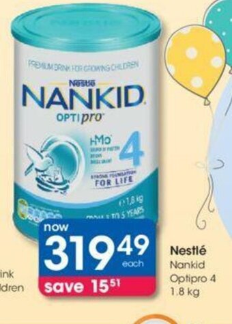 Clicks Nestle Nankid Optipro 4 1.8kg offer