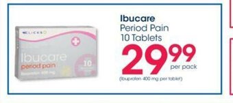 Ibucare Period Pain 10 Tablets