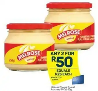 Pick n Pay Melrose Cheese Spread 200/250g offer