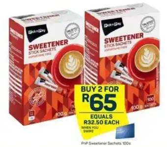 Pick n Pay PnP Sweetener Sachets 100s offer