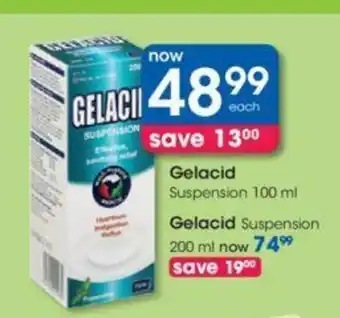 Clicks Gelacid Suspension 100 ml offer