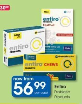Clicks Entiro Probiotic Products offer