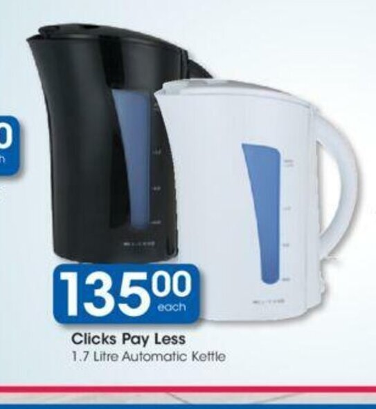 Clicks kettles sale