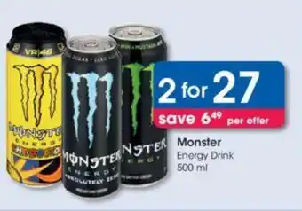 Clicks Monster Energy Drink 500 ml offer