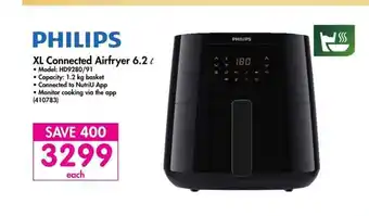Makro Philips - Xl Connected Air Fryer 6.2L offer