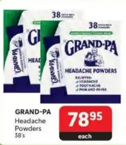 Makro GRAND-PA Headache Powders offer