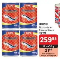 Makro ECONO Pilchards in Tomato Sauce offer