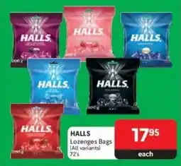 Makro HALLS Lozenges Bags offer