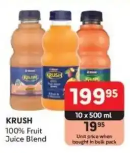 Makro KRUSH 100% Fruit Juice Blend offer