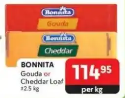 Makro BONNITA Gouda or Cheddar Loaf offer