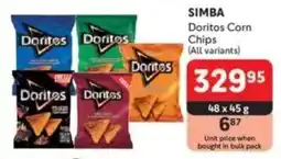 Makro SIMBA Doritos Corn Chips offer