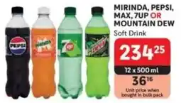 Makro MIRINDA, PEPSI, MAX, 7UP OR MOUNTAIN DEW Soft Drink offer