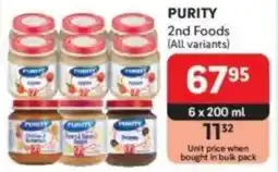 Makro PURITY 2nd Foods offer