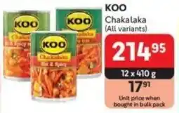 Makro KOO Chakalaka offer