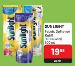 Makro SUNLIGHT Fabric Softener Refill offer