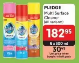 Makro PLEDGE Multi Surface Cleaner offer