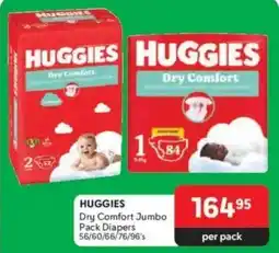 Makro HUGGIES Dry Comfort Jumbo Pack Diapers offer