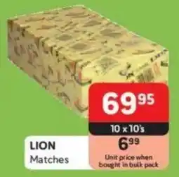 Makro LION Matches offer