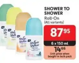 Makro SHOWER TO SHOWER Roll-On offer