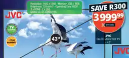 Checkers Hyper JVC 43" QLED Android TV offer