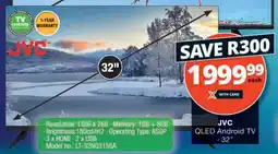Checkers Hyper JVC 32" QLED Android TV offer