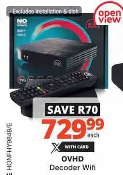 Checkers Hyper OVHD Decoder Wifi offer