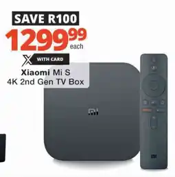 Checkers Hyper Xiaomi Mi S 4K 2nd Gen TV Box offer