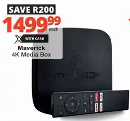 Checkers Hyper Maverick 4K Media Box offer