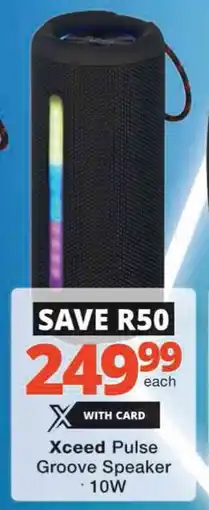 Checkers Hyper Xceed Pulse Groove Speaker offer