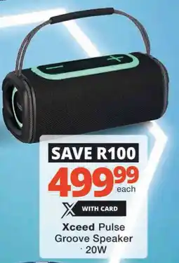Checkers Hyper Xceed Pulse Groove Speaker offer