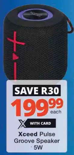 Checkers Hyper Xceed Pulse Groove Speaker offer