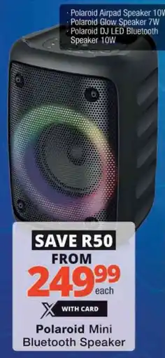 Checkers Hyper Polaroid Mini Bluetooth Speaker offer